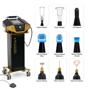 Professional Salon 9 in 1 Acne Removal Anti-aging Cold Warm Plasma Skincare Machine